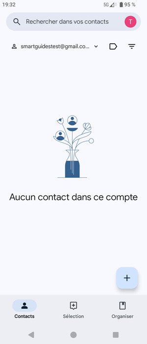 Sélectionnez Organiser