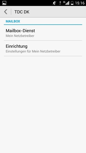 Wählen Sie Einrichtung