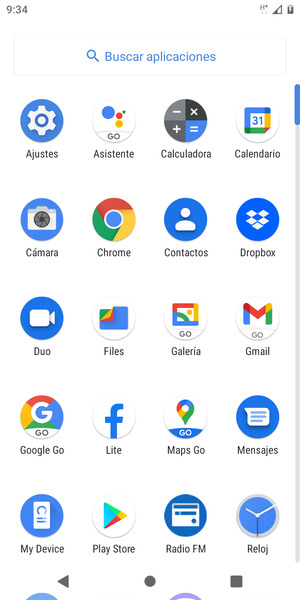 Seleccione Ajustes