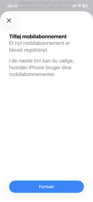 Vælg Fortsæt
