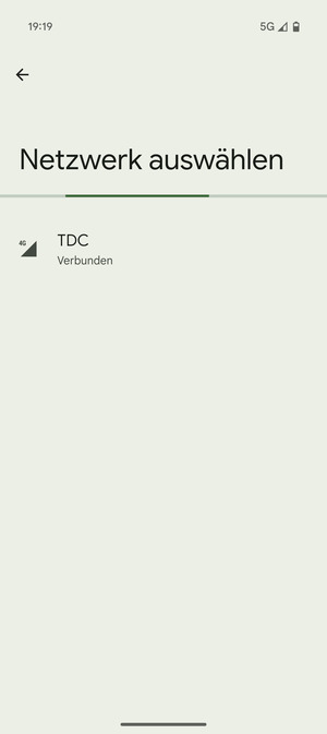 Warten Sie, bis die Suche abgeschlossen ist