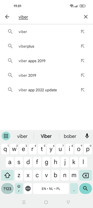 Enter the app name and select Search