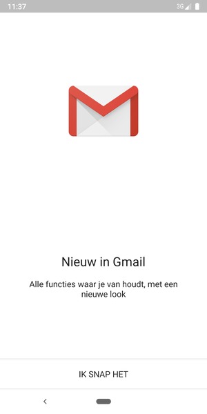 Selecteer IK SNAP HET