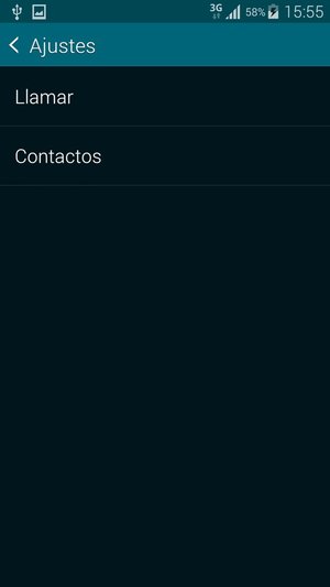 Seleccione Contactos