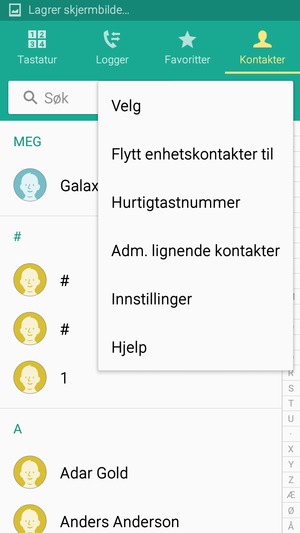 Velg Innstillinger