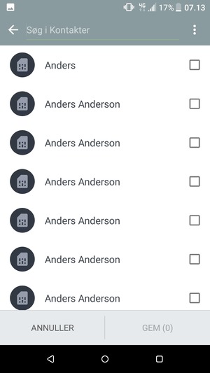 Vælg Menu-knappen