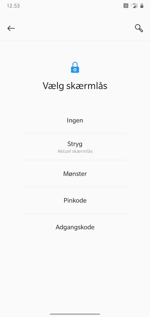 Vælg Mønster