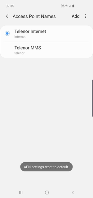 Select Add