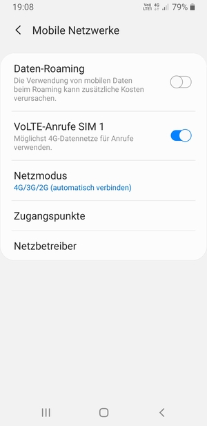 Wählen Sie Zugangspunkte