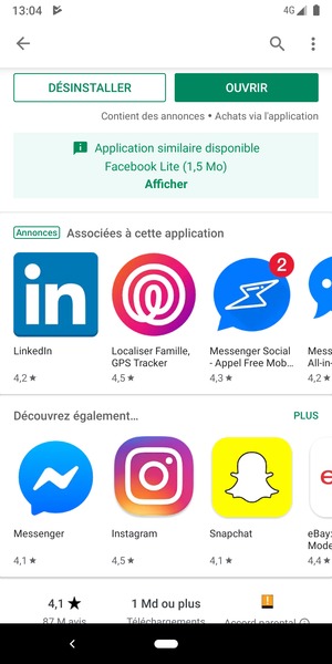 Sélectionnez OUVRIR