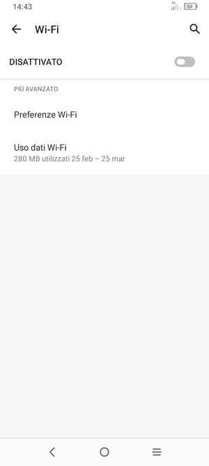 Attiva Wi-Fi