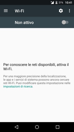 Attiva Wi-Fi