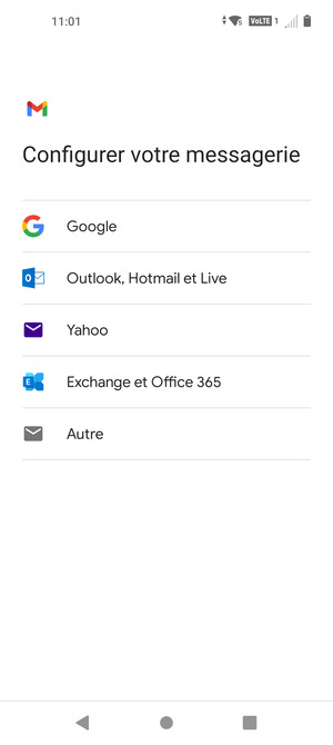 Sélectionnez Autre