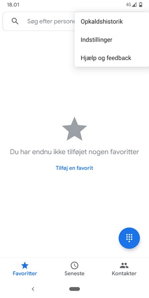 Vælg Indstillinger