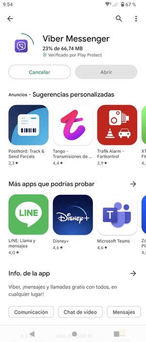 Espere a que el proceso de instalación finalice