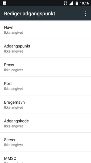 Indtast MMS-oplysninger