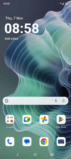 Select the Recent apps button
