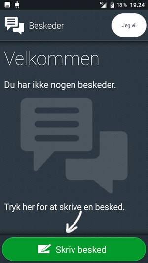 Vælg Jeg vil