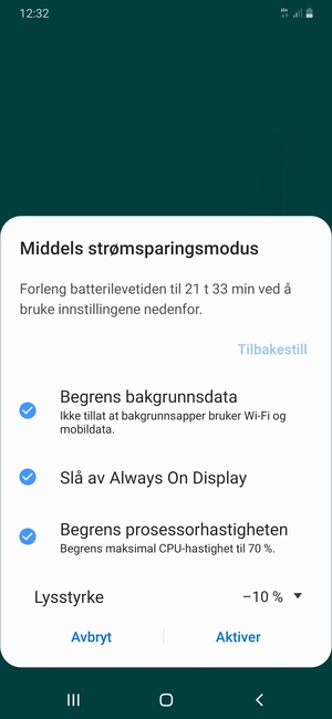 Velg Aktiver