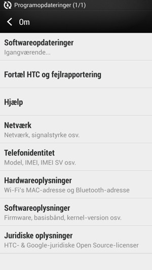 Afvent at installeringen er afsluttet.