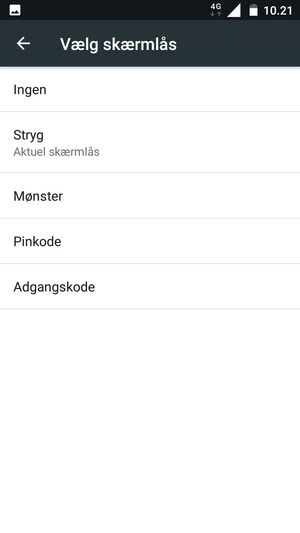 Vælg Mønster