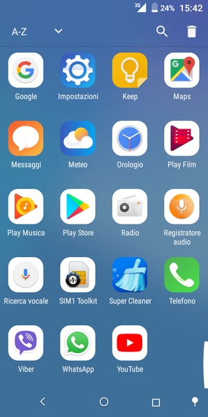 Scorri e seleziona Impostazioni