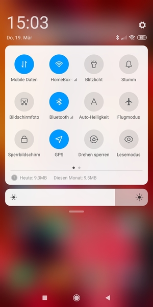 Schalten Sie WLAN und Bluetooth aus