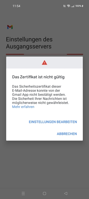 Wählen Sie EINSTELLUNGEN BEARBEITEN