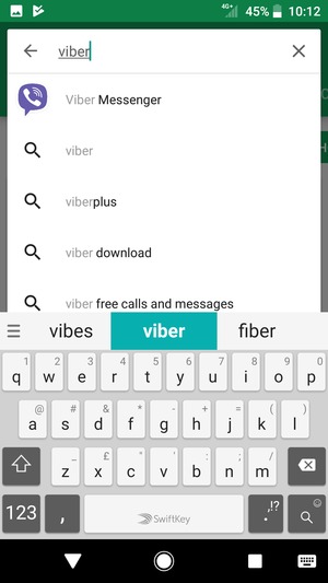 Enter the app name and select Search