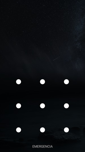 El teléfono ha sido asegurado con un bloqueo de pantalla