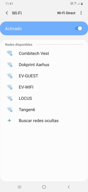 Seleccione la red inalámbrica a la que desea conectarse