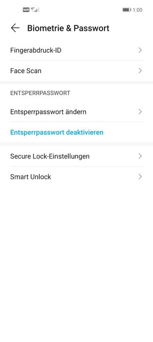 Ihr Handy ist jetzt mit einer Bildschirmsperre gesichert