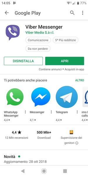 Seleziona APRI