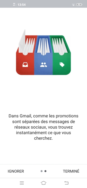Sélectionnez TERMINÉ