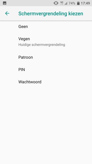 Selecteer Patroon