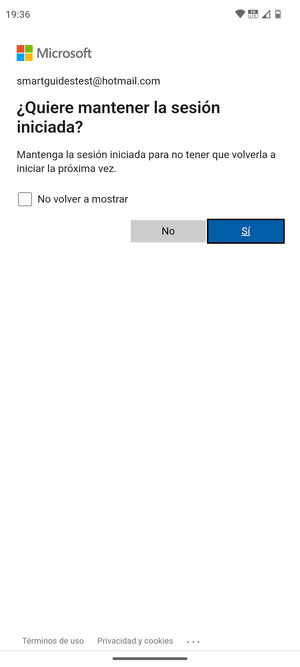 Seleccione la opción deseada