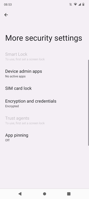 Select SIM card lock