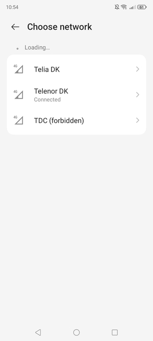 Wait for the search to finish