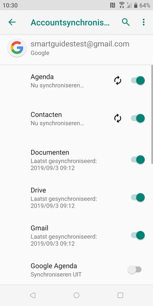 Uw gegevens worden gesynchroniseerd