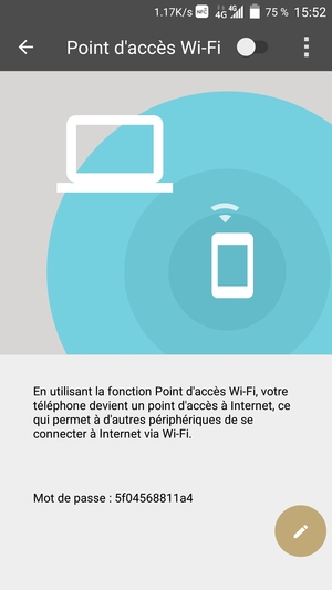 Sélectionnez Configurer le point d'accès Wi-Fi