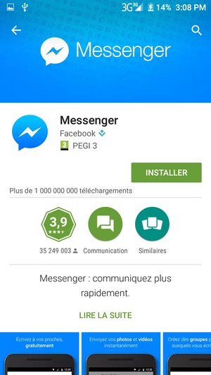 Sélectionnez INSTALLER
