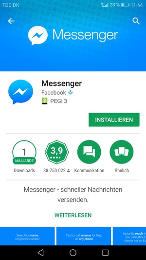 Wählen Sie INSTALLIEREN