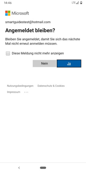 Wählen Sie die gewünschte Option