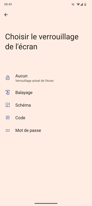 Sélectionnez Schéma