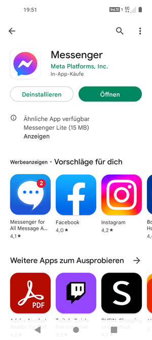 Wählen Sie Öffnen