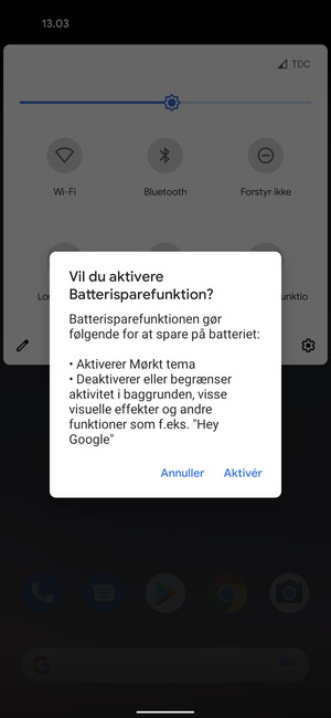 Vælg Aktivér