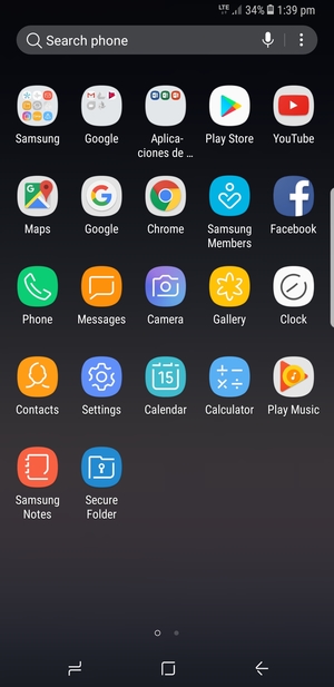 Select Settings