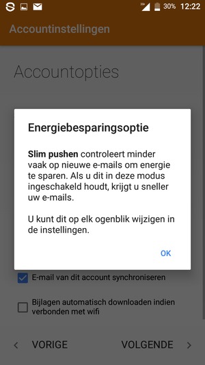 Selecteer OK