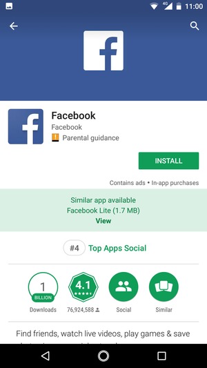 Select INSTALL