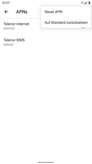 Wählen Sie Auf Standard zurücksetzen
